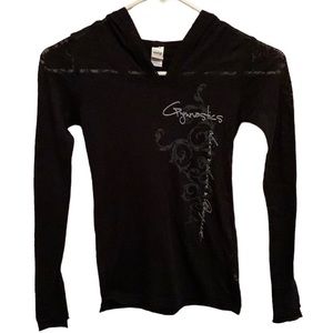 Gymnastics Live Love Respect Burnout Tee • Girls Size Small